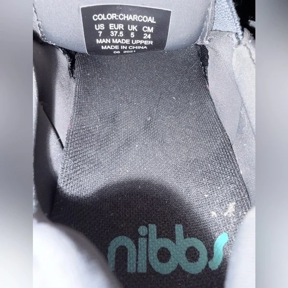 Snibbs Deep Purple and Gray Women's Sneakers - Picture 4 of 5